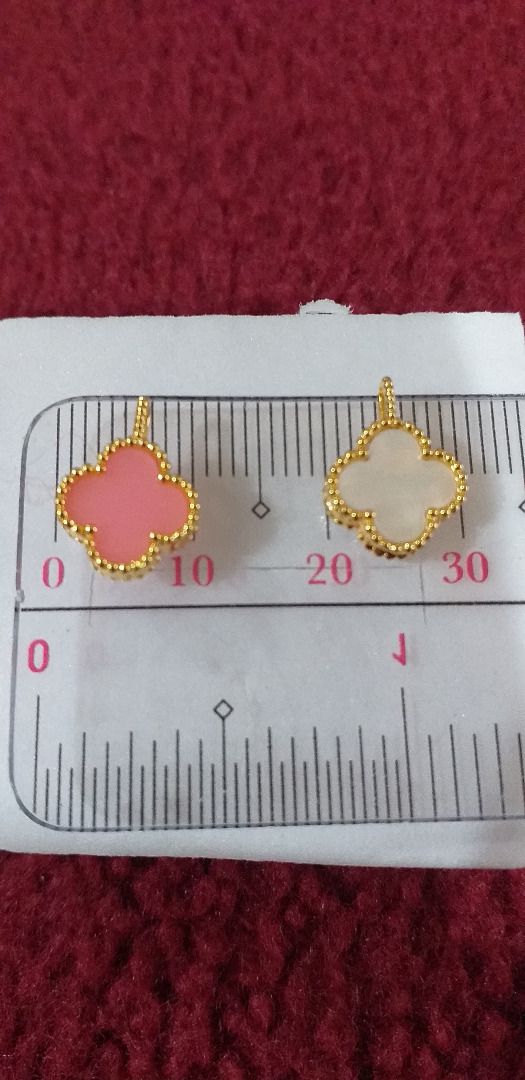 Gold Dipped Flower Stud Earrings