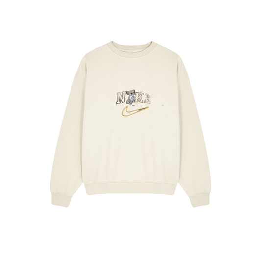 Simba Beige Crewneck Sweatshirt Unisex