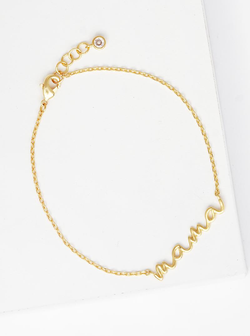Gold Dipped Mama Bracelet