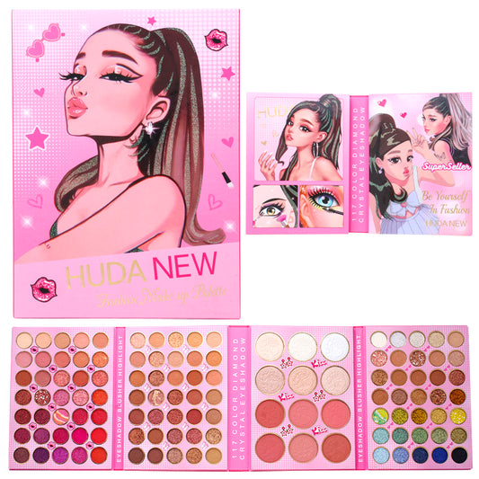 DIAMOND CRYSTAL EYESHADOW PALETTE BOOKLET