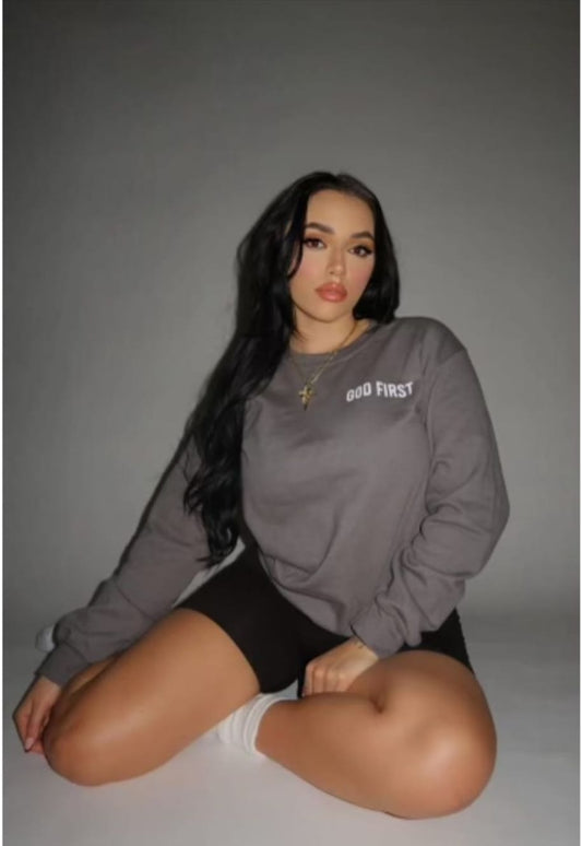 God First Crewneck Sweatshirt (Unisex)