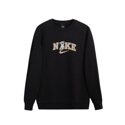 Simba embroidered Black Sweatshirt (Adult)