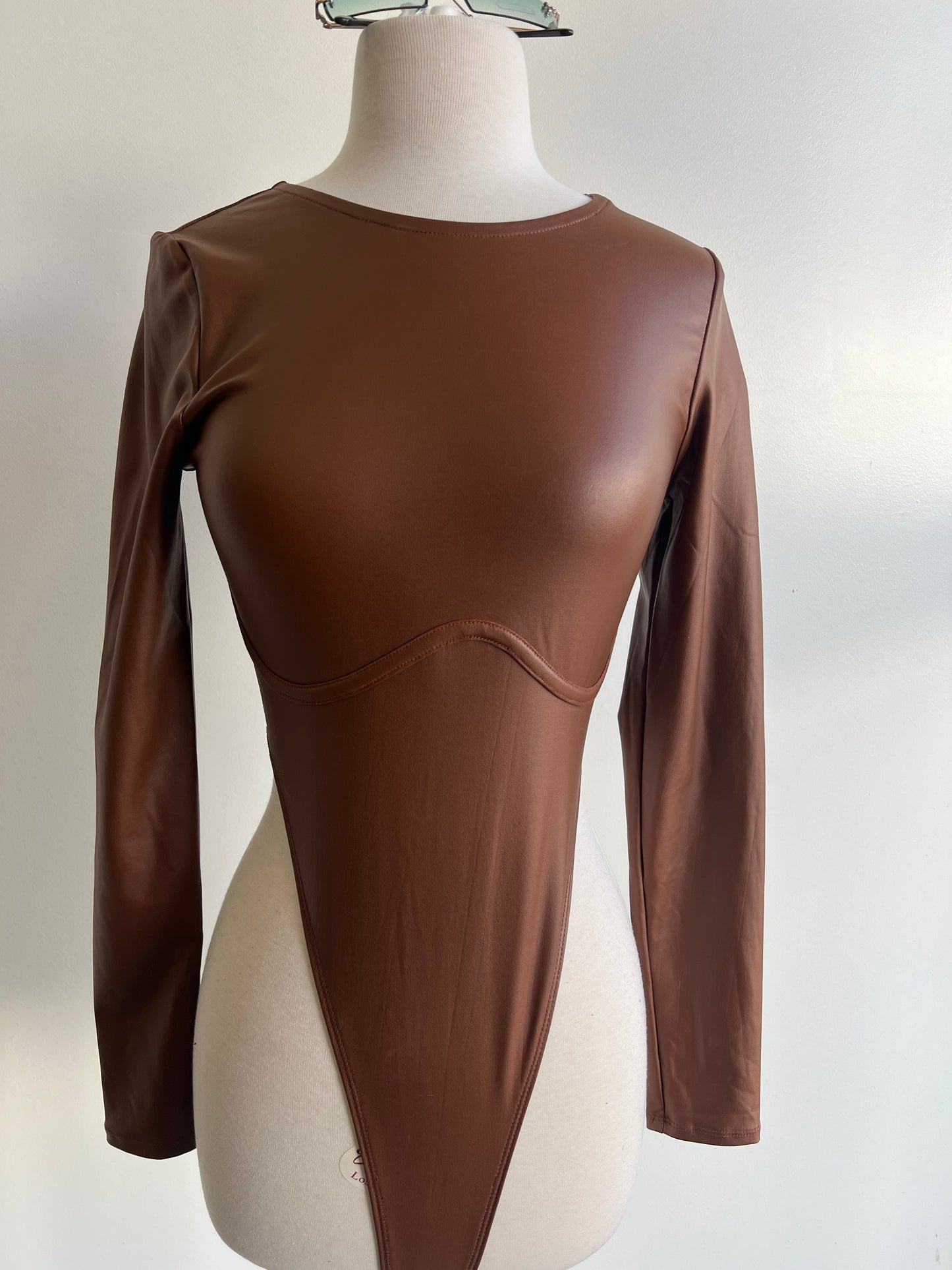 Leather bodysuit