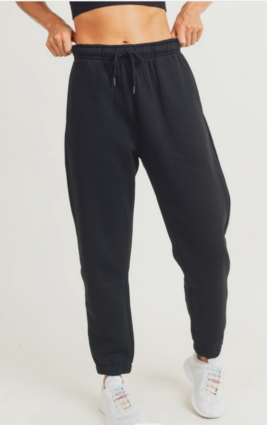 Fleece billow pants