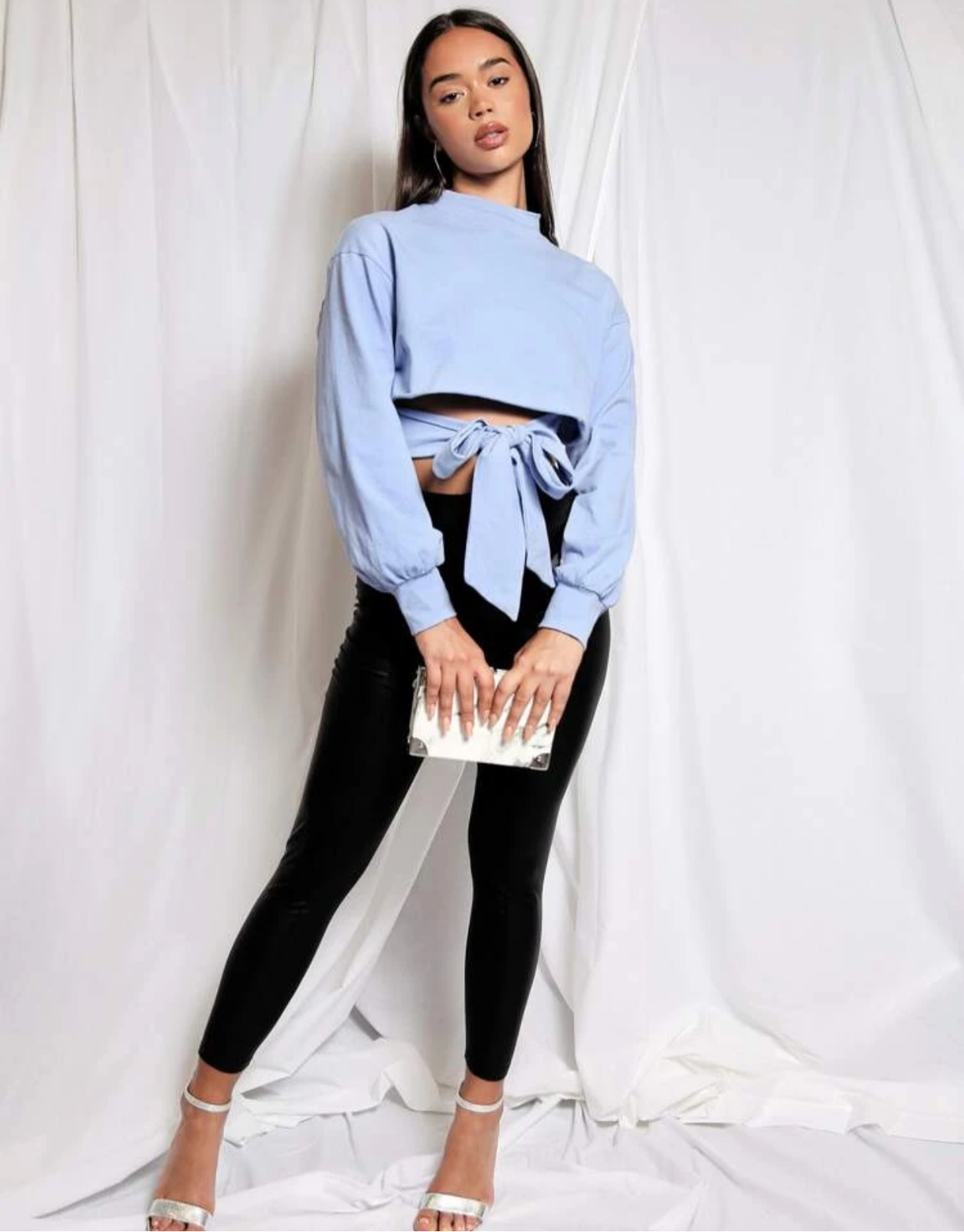 Babyblue crop