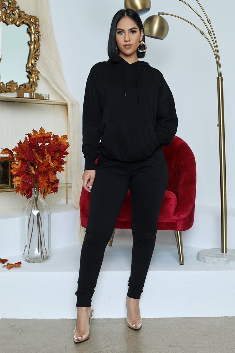 Oversized black set