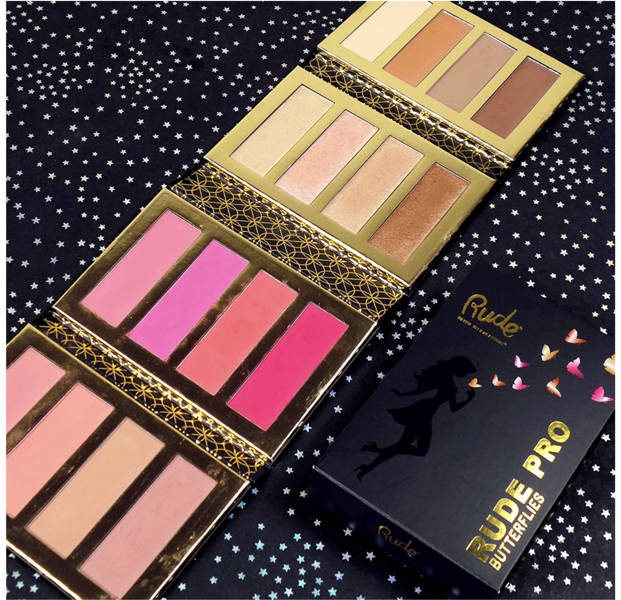 Rude pro blush/highlight/contour