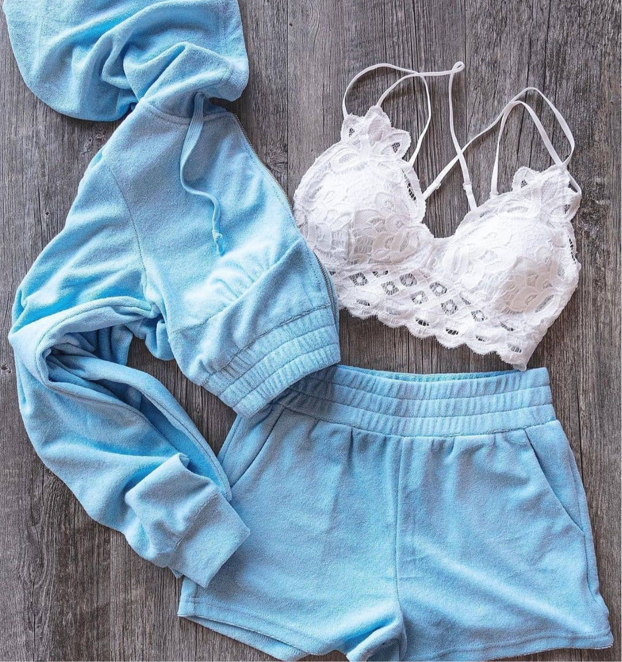 Skyblue track set