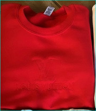 LV - Crewneck Sweatshirt Embroidered (UNISEX)