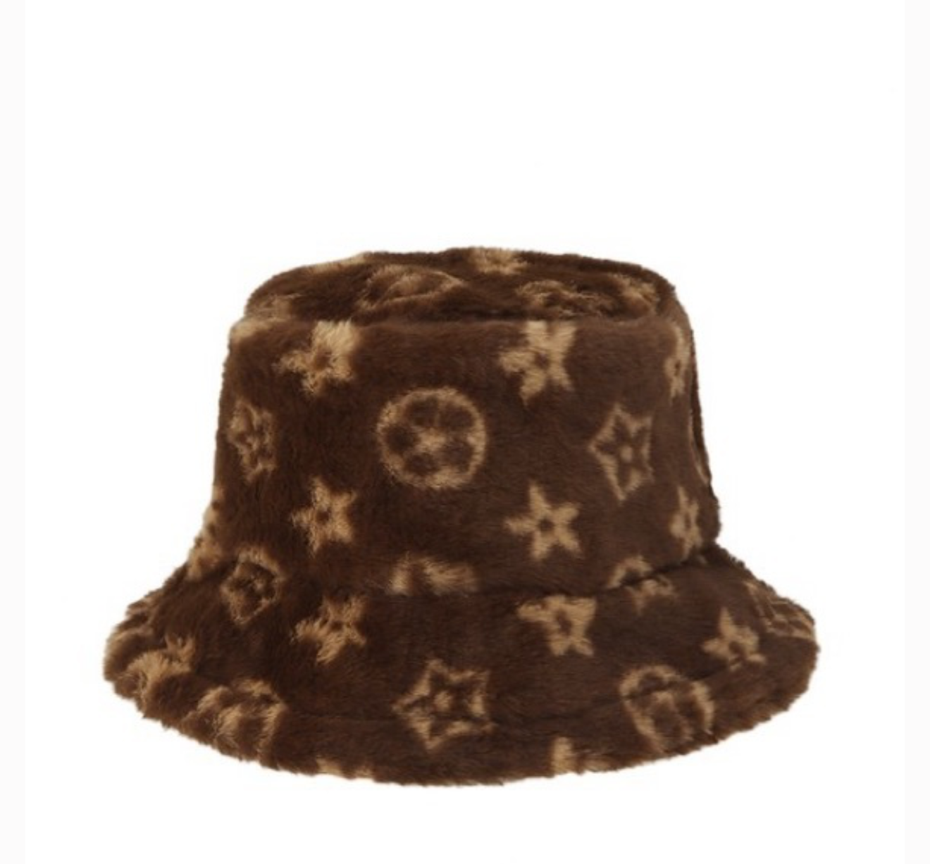 Fur bucket hat
