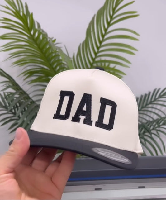 Embroidered DAD Design Cap
