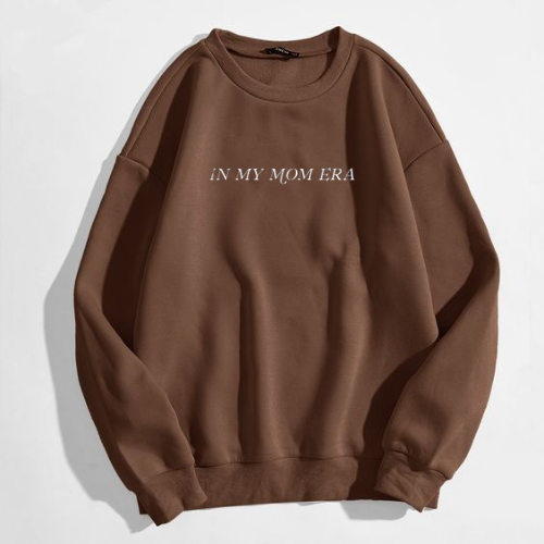 IN MY MOM ERA Coffee Brown Sweatshirt (Unisex)