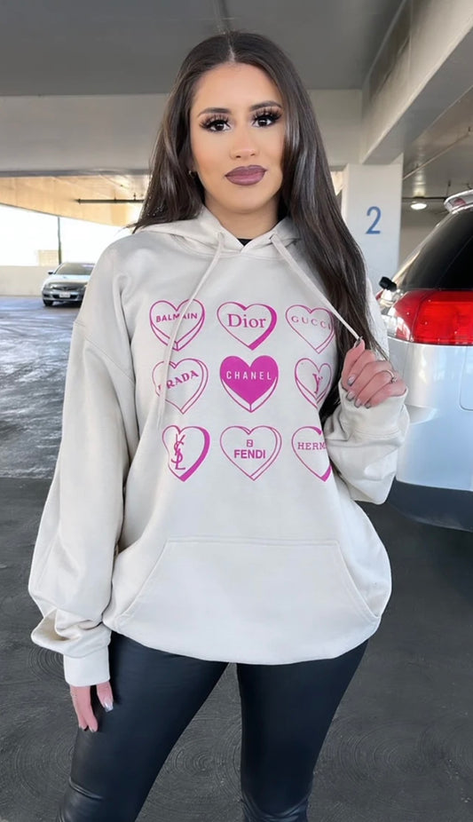 Hearts hoodie