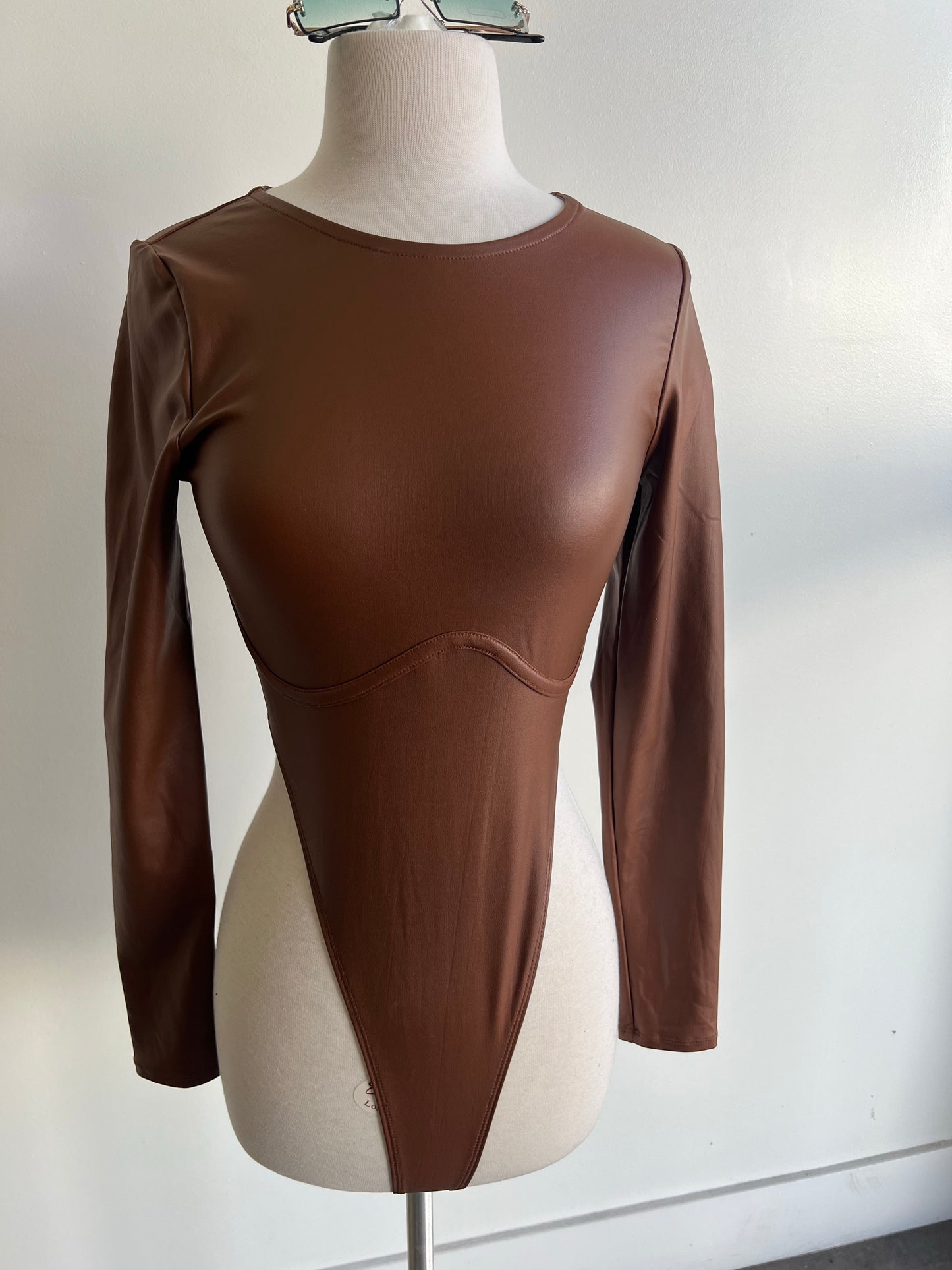Leather bodysuit