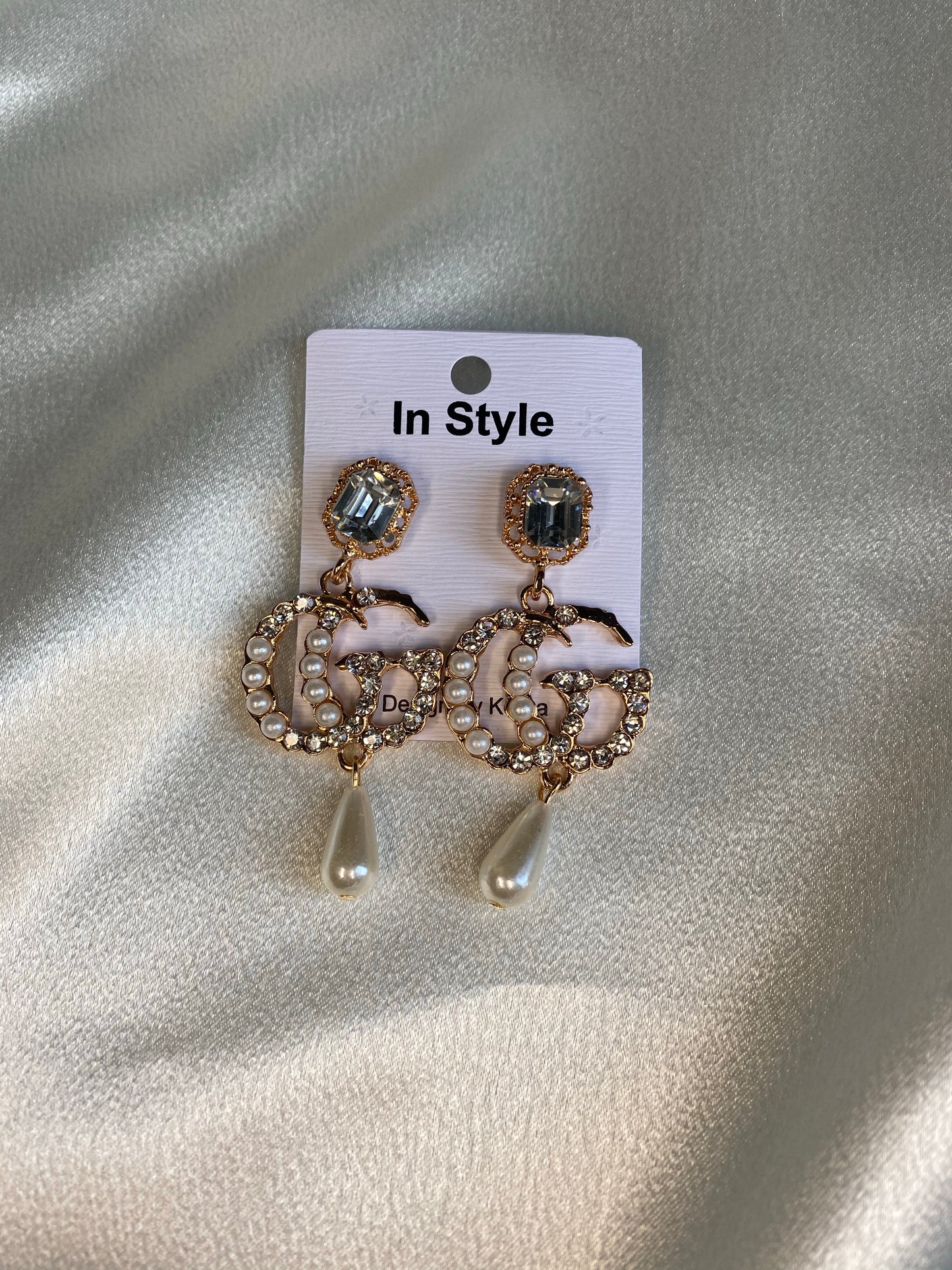 Silver inspired earrings